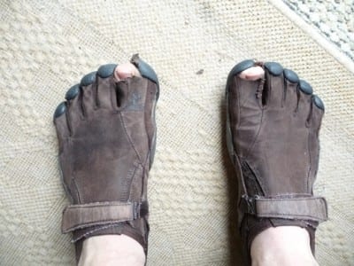 Breaking In A New Pair Of Five Fingers