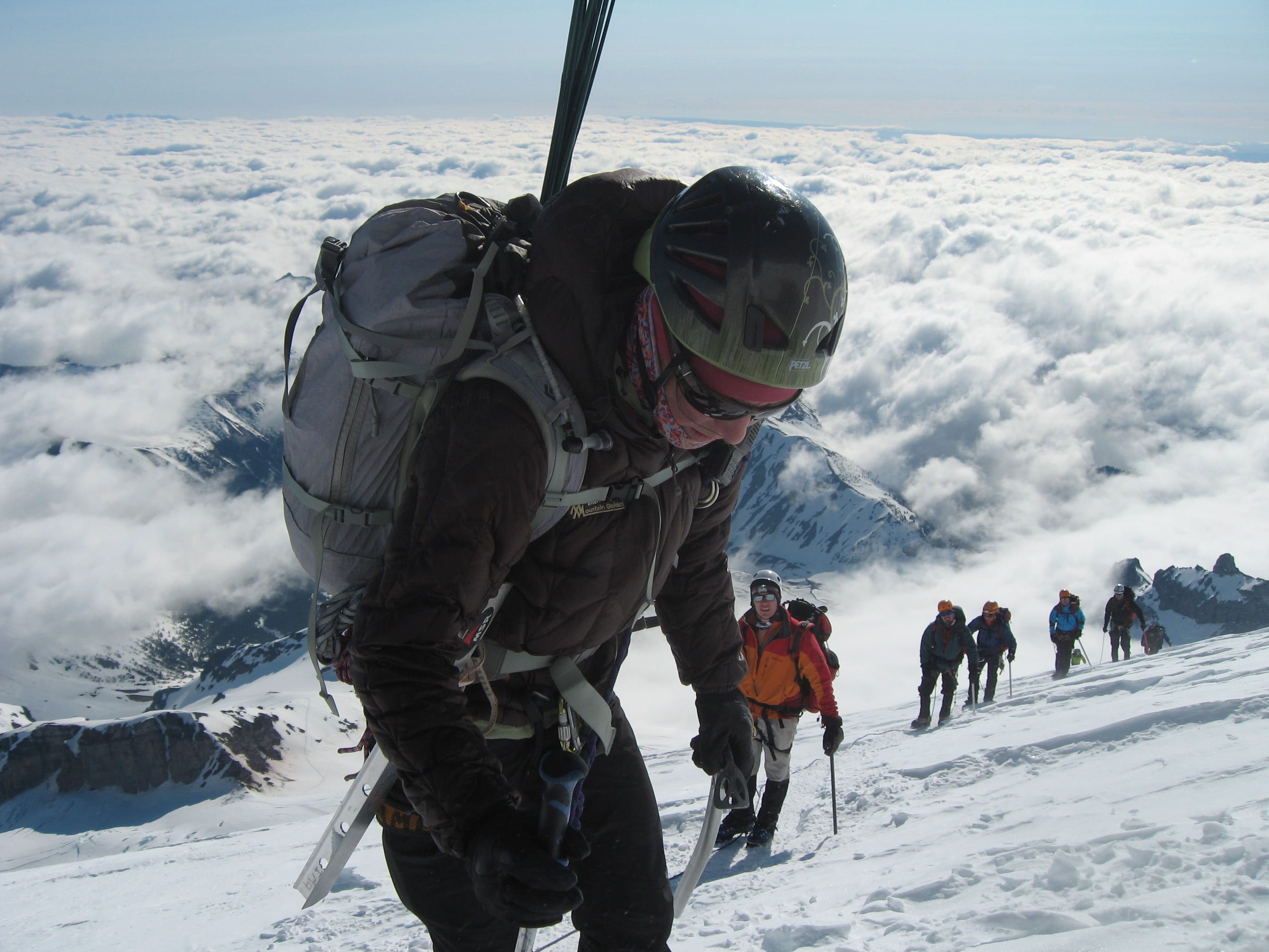 Climbing Mount Rainier