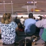 At Lake Erie Speedway. See the car blurs and FiveFingers.