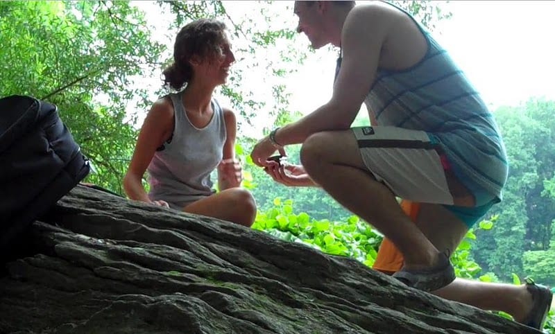 A Marriage Proposal in FiveFingers
