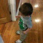 Toddler Trying On FiveFingers